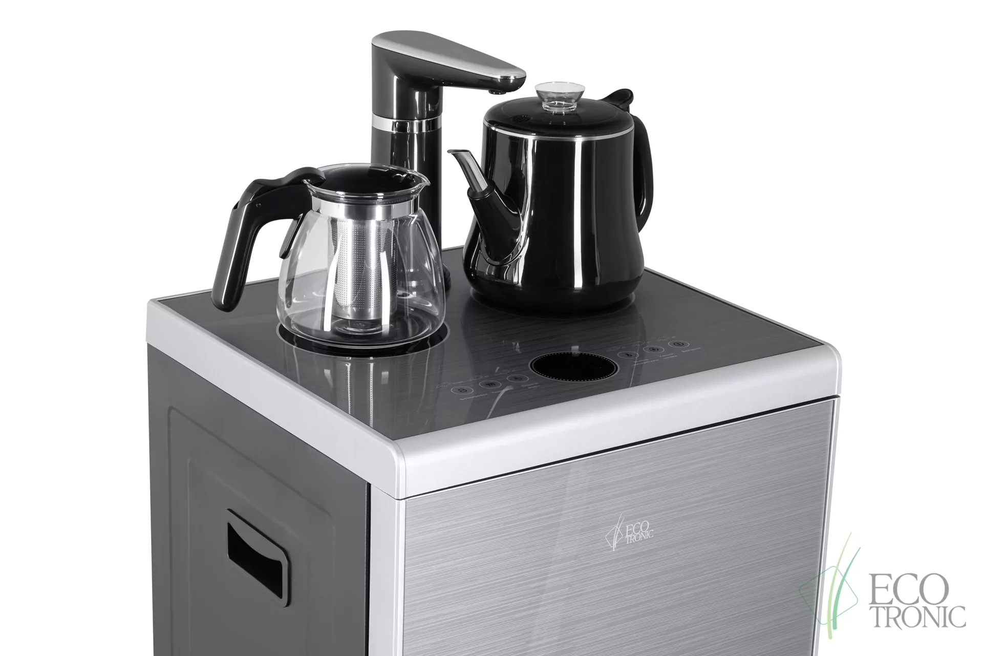 Кулер с чайным столиком Тиабар Ecotronic TB60-LNA silver